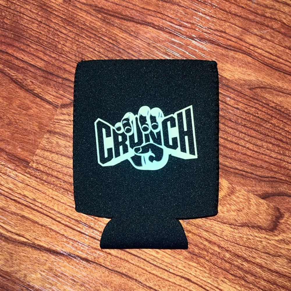 Crunch Black Drink Sleeve Can Coozie